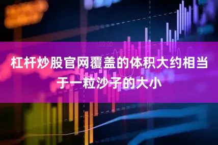 杠杆炒股官网覆盖的体积大约相当于一粒沙子的大小