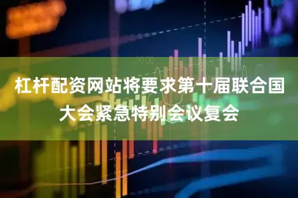 杠杆配资网站将要求第十届联合国大会紧急特别会议复会